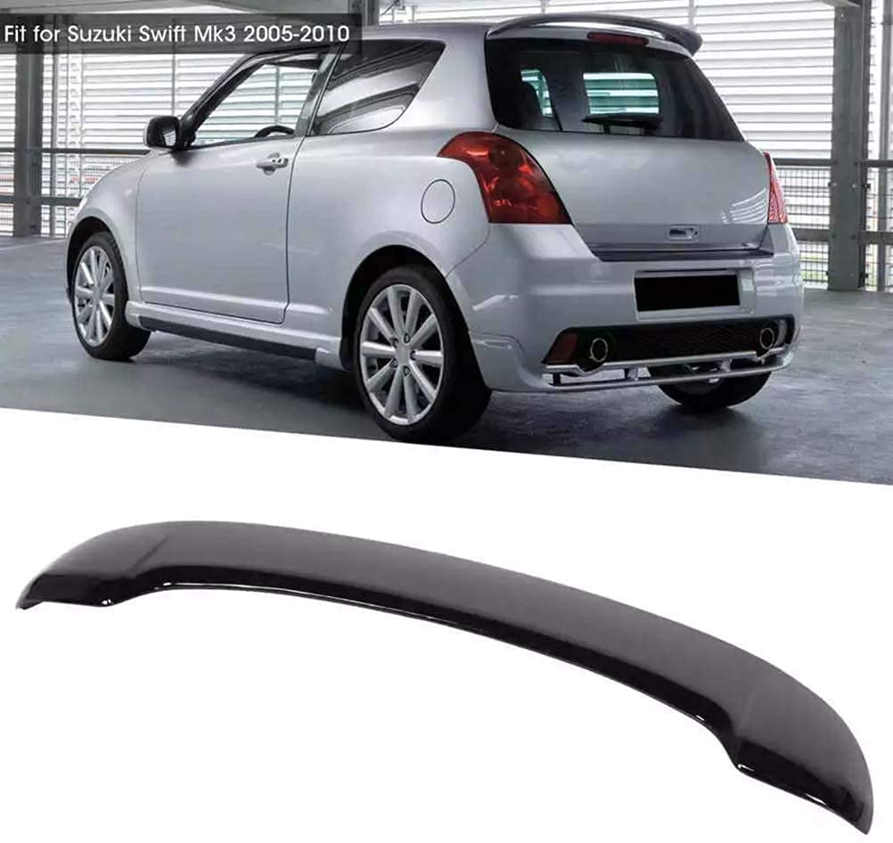 Swift Rear Spoiler Car ABS Plastic Rear Spoiler for Suzuki Swift Mk3 2005 2006 2007 2008 ...